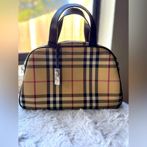 Burberry Handbags - Burberry Nova Check Handbag PVC